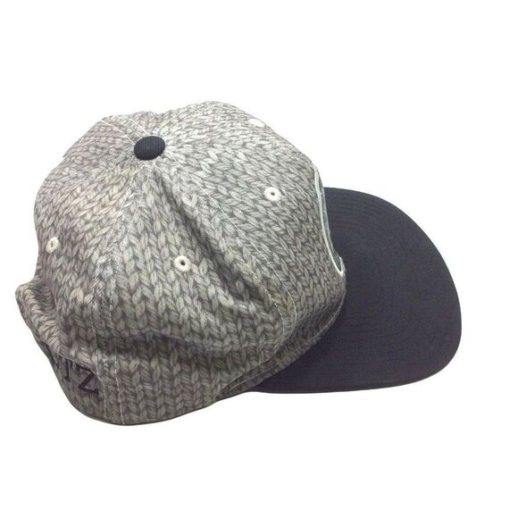 Brooklyn Nets Hat Cap NBA Adidas Lutz Snapback Gray Black OSFA - Picture 2 of 9